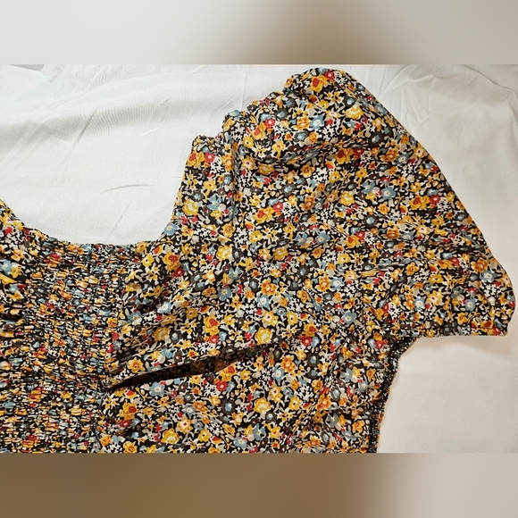 Emery Rose Womens Multicolored Short Sleeve Poplin Top Size 3X - Picture 3 of 11